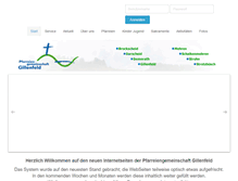 Tablet Screenshot of pfarreiengemeinschaft-gillenfeld.de